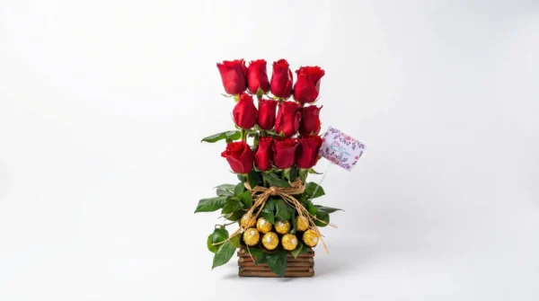 Rosas Horizontales con bombones